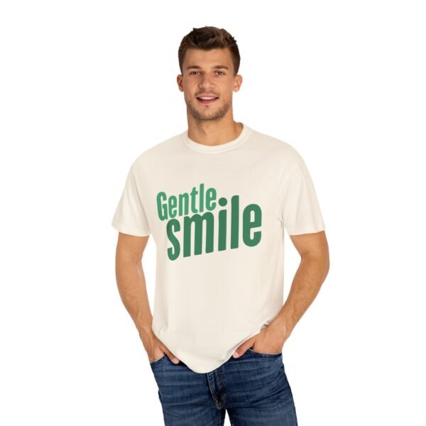 "Gentle Smile" Unisex Garment-Dyed T-Shirt - Casual Comfort for Everyday Wear - Image 4