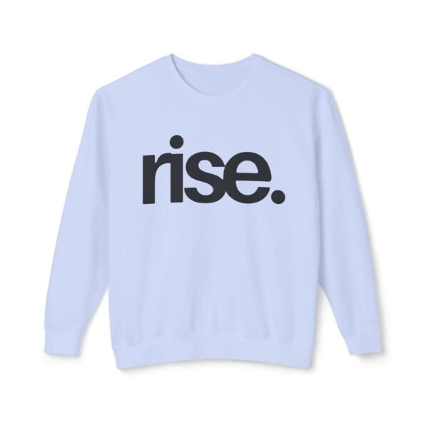 'Rise' Inspirational Lightweight Sweatshirt, Crewneck Jumper for Casual Wear - Image 7