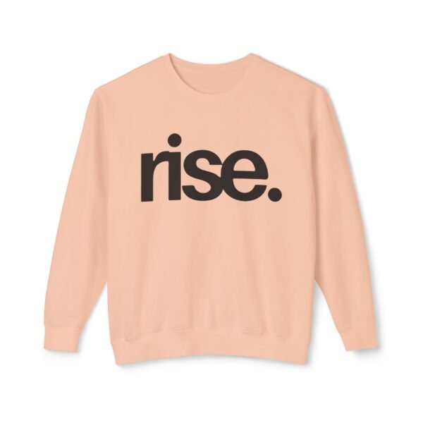 'Rise' Inspirational Lightweight Sweatshirt, Crewneck Jumper for Casual Wear - Image 2