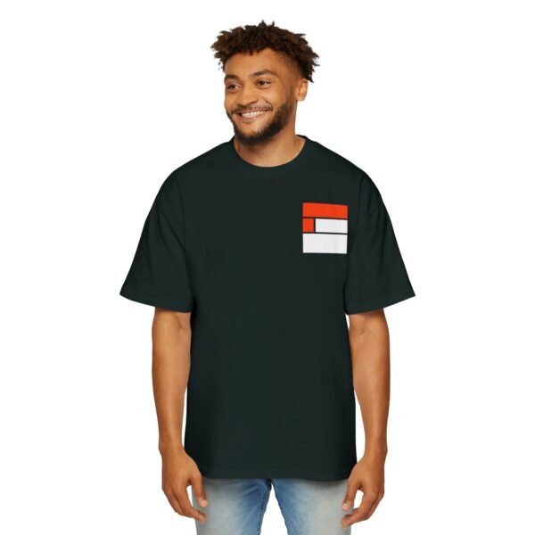 'Rise Hustle Repeat'  Graphic T-Shirt, Men's Heavy Oversized Tee for Casual Wear - Image 3