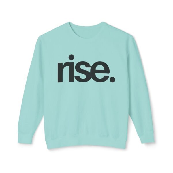 'Rise' Inspirational Lightweight Sweatshirt, Crewneck Jumper for Casual Wear - Image 5