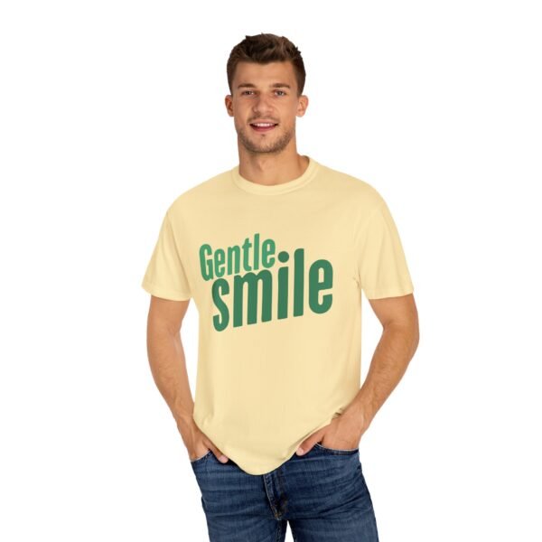 "Gentle Smile" Unisex Garment-Dyed T-Shirt - Casual Comfort for Everyday Wear - Image 6