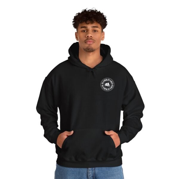 'Work Hard' Unisex Heavy Blend Hoodie for Motivated Individuals Everyday Wear - Image 3