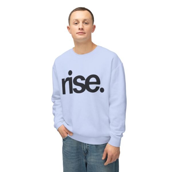 'Rise' Inspirational Lightweight Sweatshirt, Crewneck Jumper for Casual Wear - Image 8