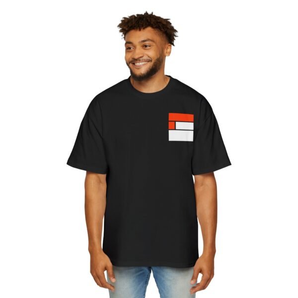 'Rise Hustle Repeat'  Graphic T-Shirt, Men's Heavy Oversized Tee for Casual Wear - Image 2