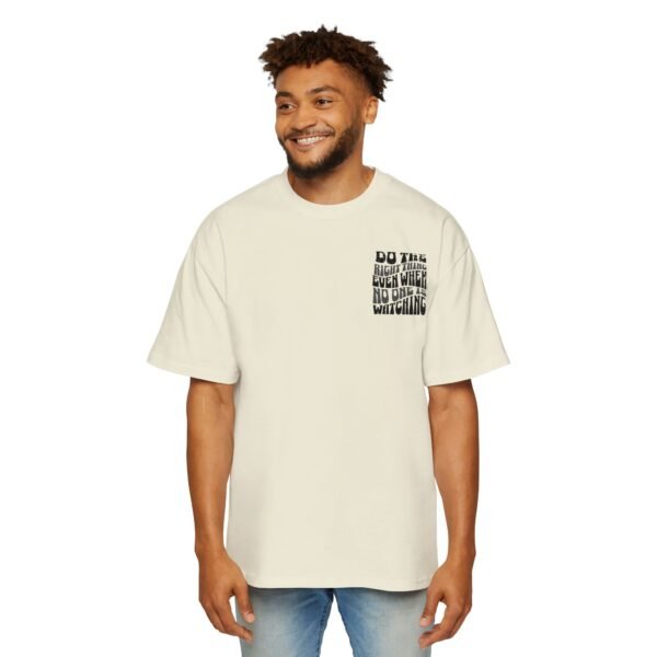 Men's Inspirational Oversized Tee - Motivational T-Shirt, Casual Fashion - Image 3