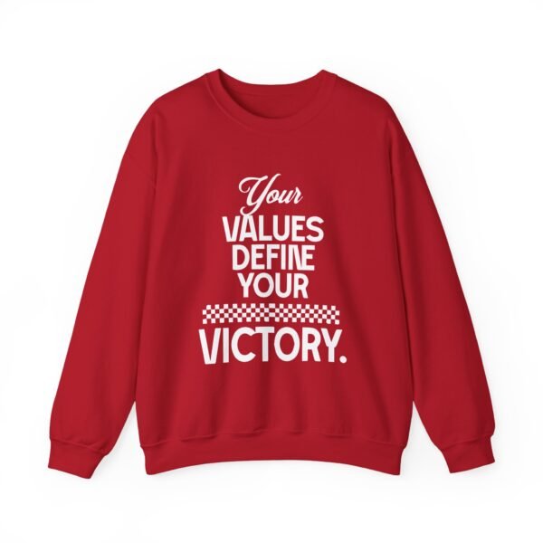 Inspiring Values Crewneck Sweatshirt | Motivational, Unisex Pullover, Casual Tee - Image 2