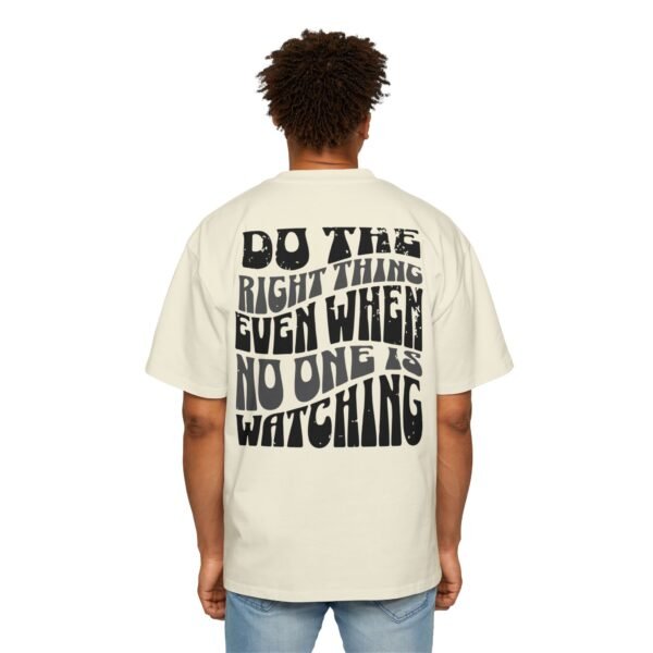 Men's Inspirational Oversized Tee - Motivational T-Shirt, Casual Fashion - Image 4