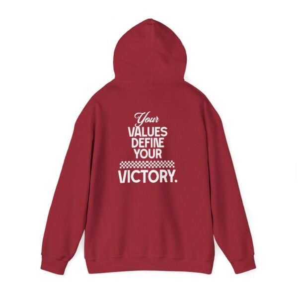 Empowering Values Hooded Sweatshirt, Unisex Hoodie, Victory Sweatshirt, Motivational Gift, Casual Wear, Everyday Comfort, Inspiring Apparel - Image 6
