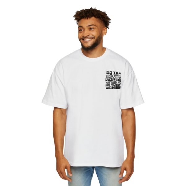Men's Inspirational Oversized Tee - Motivational T-Shirt, Casual Fashion - Image 2