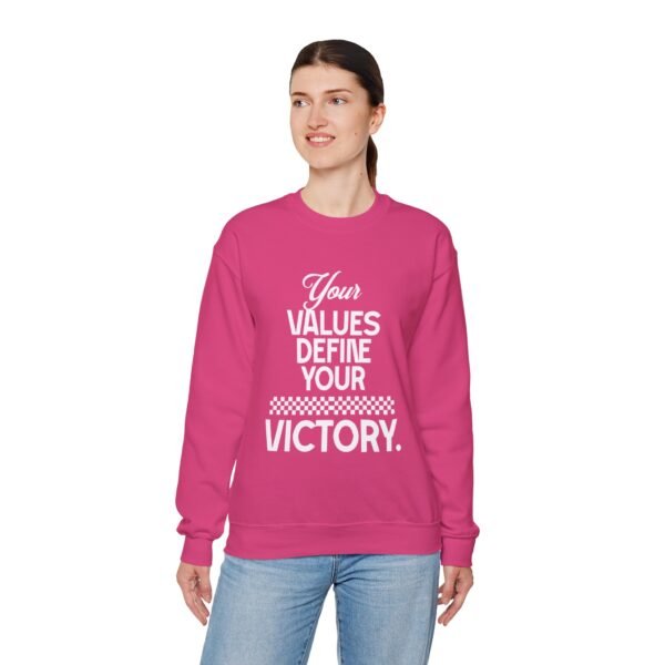 Inspiring Values Crewneck Sweatshirt | Motivational, Unisex Pullover, Casual Tee - Image 8