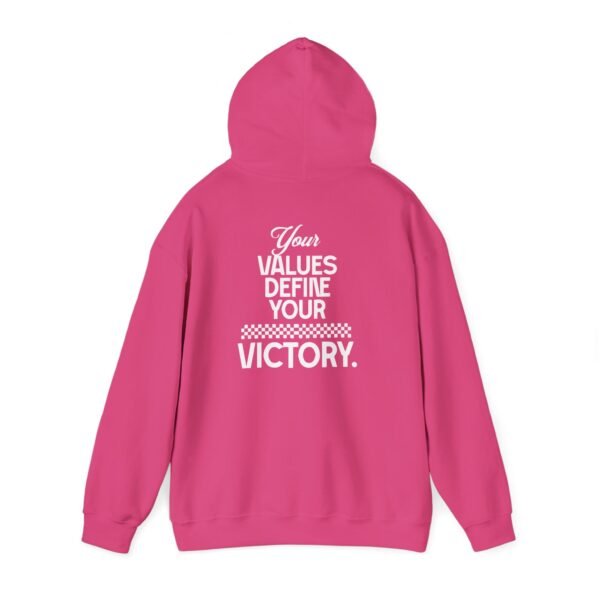 Empowering Values Hooded Sweatshirt, Unisex Hoodie, Victory Sweatshirt, Motivational Gift, Casual Wear, Everyday Comfort, Inspiring Apparel - Image 3