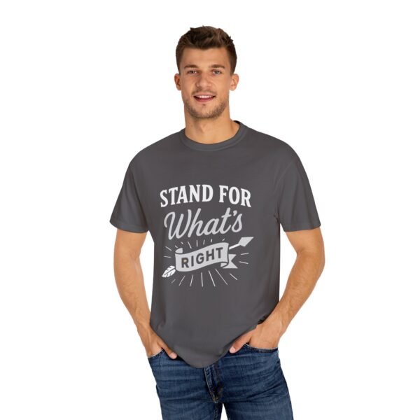 Unisex Motivational Tee - "Stand for What's Right" - Inspiring Shirt for Activists - Image 5