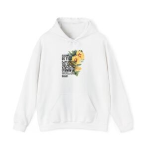 Floral Inspirational Hoodie, Cozy Sweatshirt for Spring, Motivational Apparel