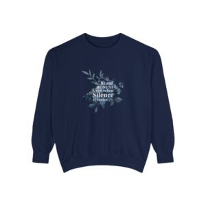 Unisex Garment-Dyed Sweatshirt - Stand Honest, Cozy Inspirational Winter Wear
