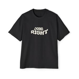 Oversized Motivational Tee - Unisex, Casual Wear, Street Style, Inspirational Gift