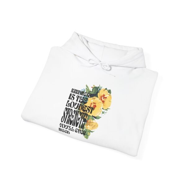 Floral Inspirational Hoodie, Cozy Sweatshirt for Spring, Motivational Apparel - Image 2