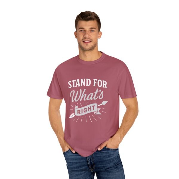 Unisex Motivational Tee - "Stand for What's Right" - Inspiring Shirt for Activists - Image 9