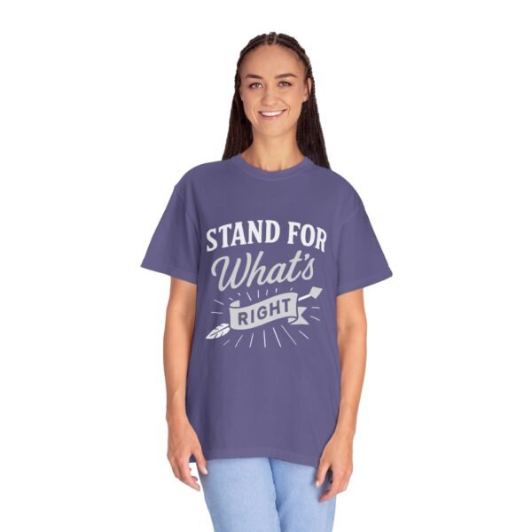 Unisex Motivational Tee - "Stand for What's Right" - Inspiring Shirt for Activists - Image 8