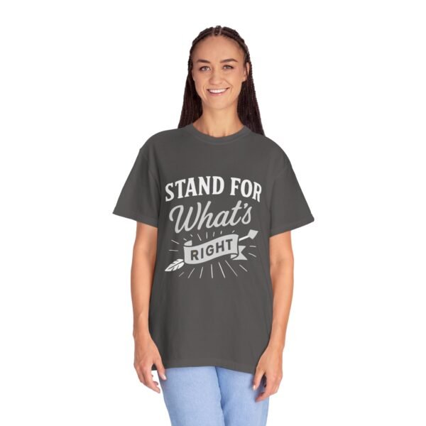 Unisex Motivational Tee - "Stand for What's Right" - Inspiring Shirt for Activists - Image 6