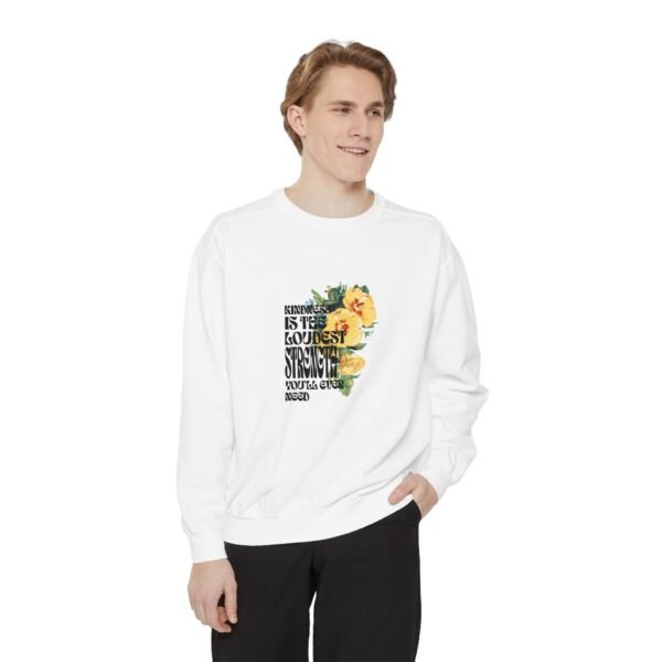 Bright & Cheerful Sweatshirt - Perfect Gift for Summer, Uplifting Quote Sweatshirt - Image 3
