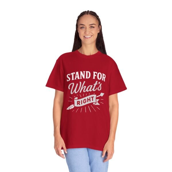 Unisex Motivational Tee - "Stand for What's Right" - Inspiring Shirt for Activists - Image 12