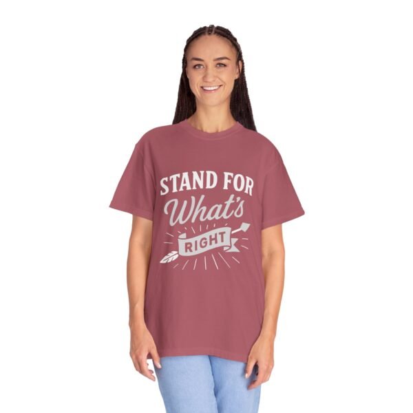 Unisex Motivational Tee - "Stand for What's Right" - Inspiring Shirt for Activists - Image 10