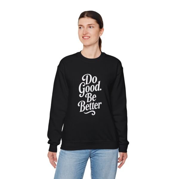 Inspiring Message Crewneck Sweatshirt - Unisex Cozy Top, Casual Wear - Image 2