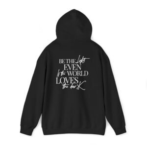 Inspirational 'Be The Light' Hoodie —  Faith Graphic Pullover